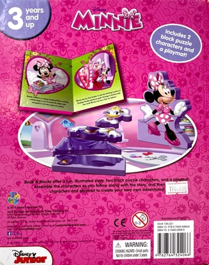 disney minnie book & blocks