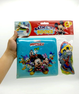 disney minnie & mickey bath time books (eva bag edition)