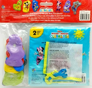 disney minnie & mickey bath time books (eva bag edition)