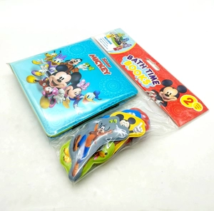disney minnie & mickey bath time books (eva bag edition)
