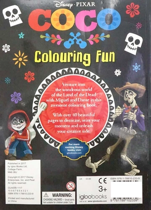 disney pixar coco: colouring fun (colouring time xtra 2 disney)
