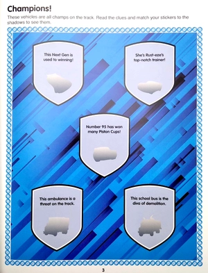 disney pixar sticker book treasury