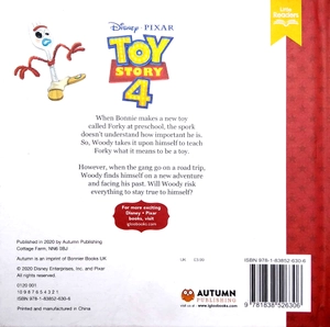 disney pixar toy story 4: little reader
