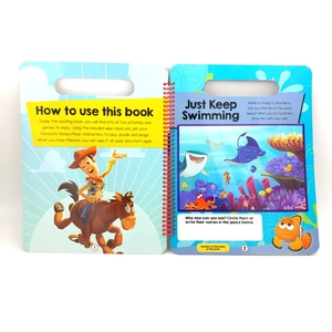 disney pixar: wipe-clean activities