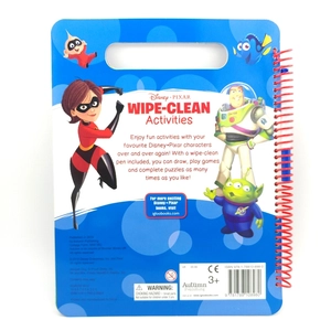 disney pixar: wipe-clean activities