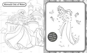 disney princess - 5 in 1 colouring