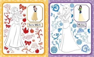 disney princess - 5 in 1 colouring