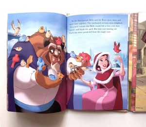 disney princess beauty and the beast: my magnet & book pack