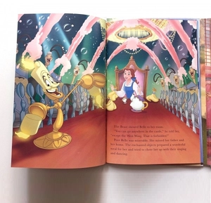 disney princess beauty and the beast: my magnet & book pack