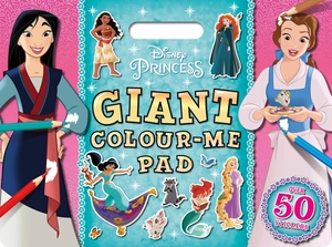 disney princess - giant colour me pad