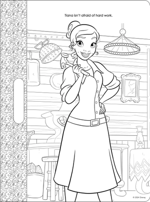 disney princess - giant colour me pad