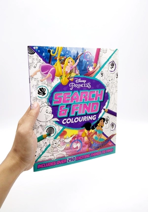 disney princess: search & find colouring