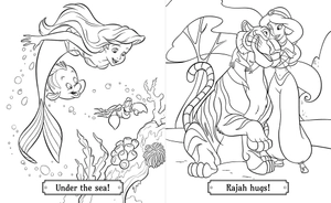 disney princess - simply colouring