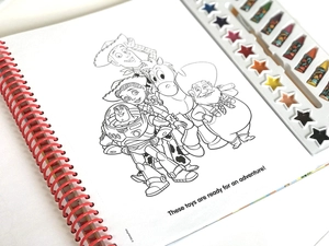disney toy story 4 deluxe poster paint & color