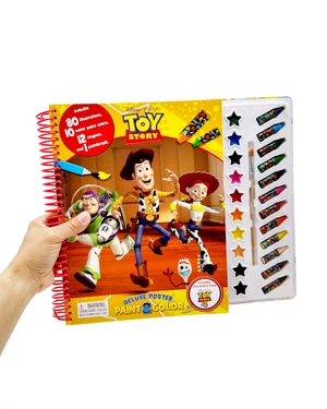 disney toy story 4 deluxe poster paint & color