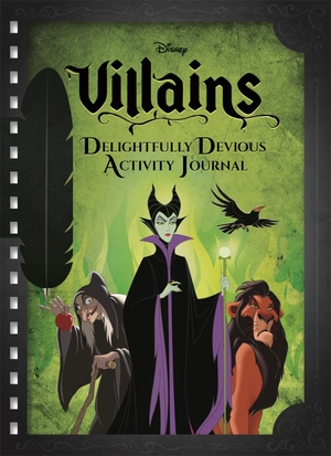disney villains delightfully devious activity journal (magnet pen journal)