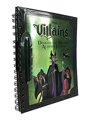 disney villains delightfully devious activity journal (magnet pen journal)