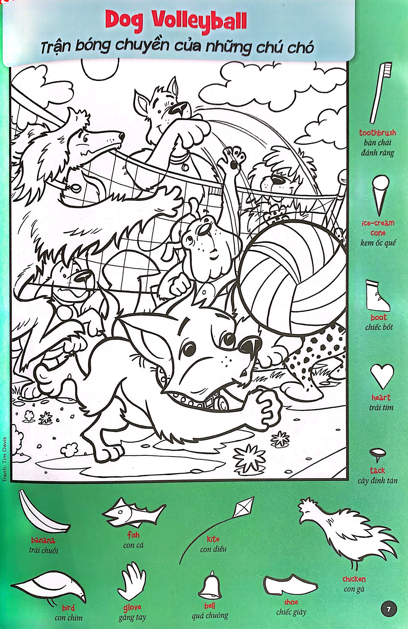 đố bạn tìm được tôi - bàn chải thần kỳ