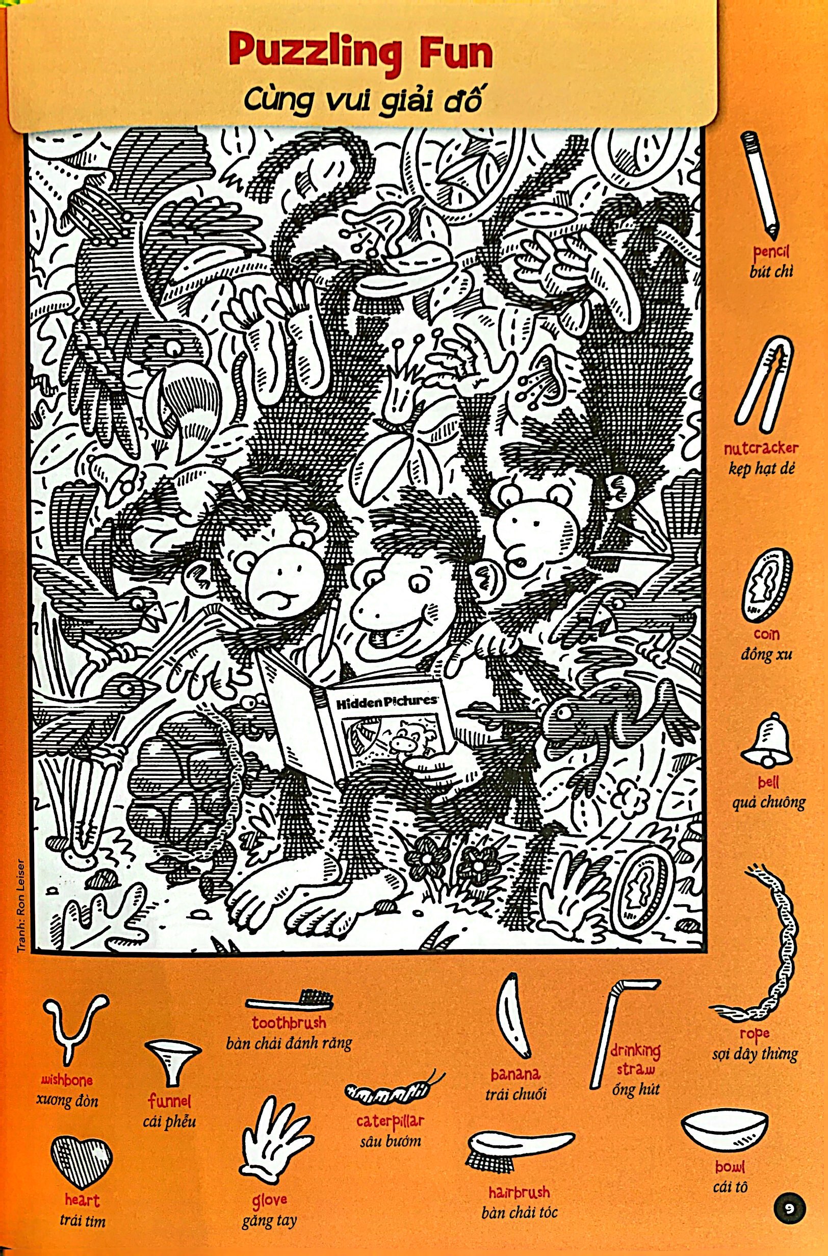 đố bạn tìm được tôi - bút chì sáng tạo