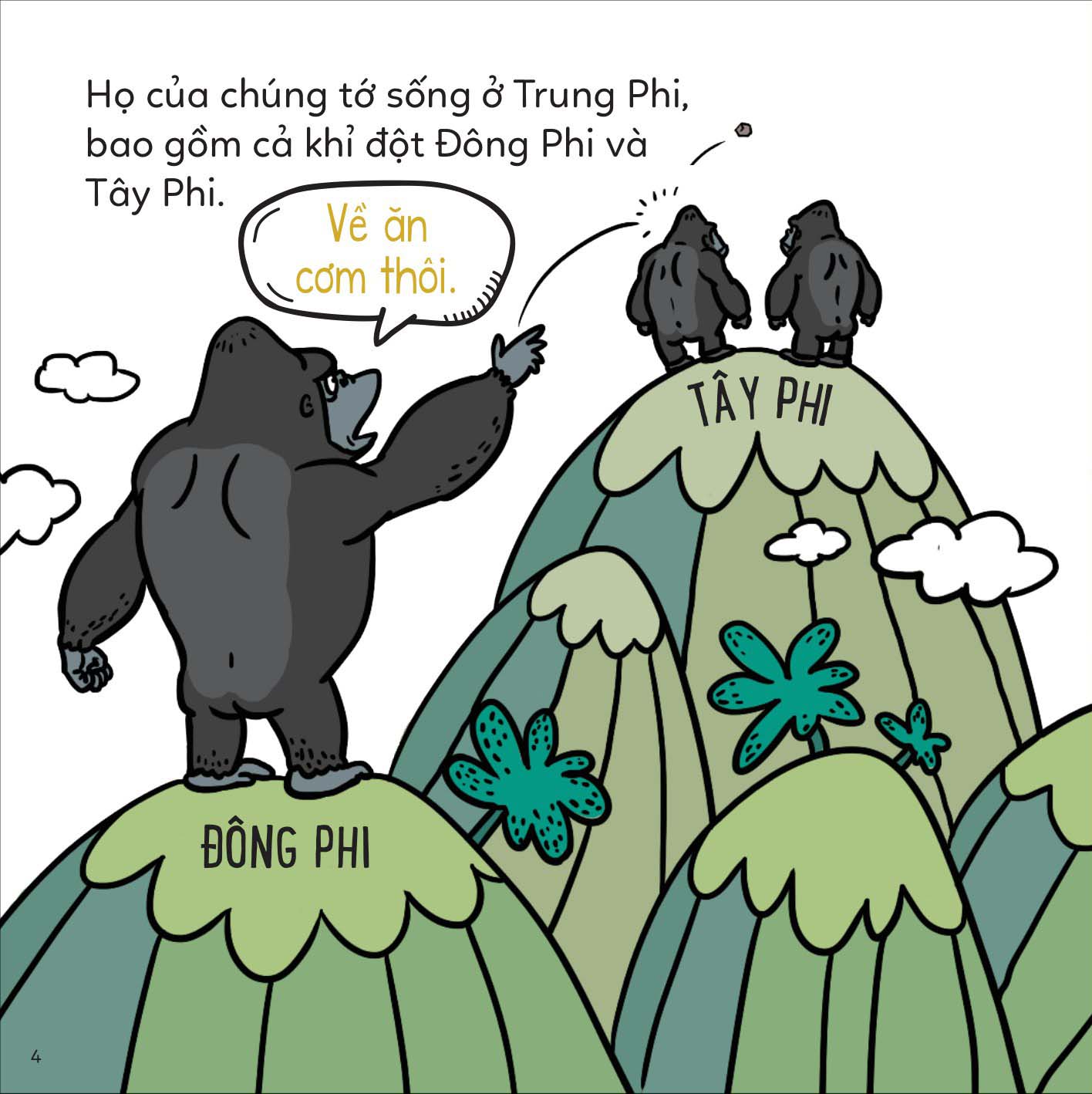 đố em phân biệt! - khỉ đột và tinh tinh