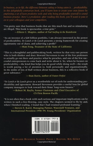 do lunch or be lunch