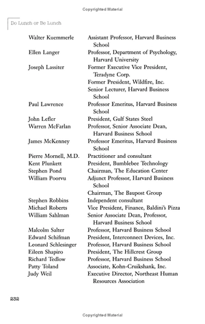 do lunch or be lunch