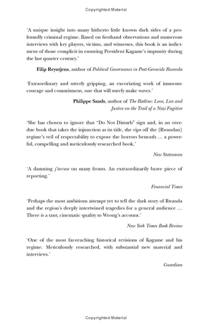 do not disturb: the story of a political murder and an african regime gone bad