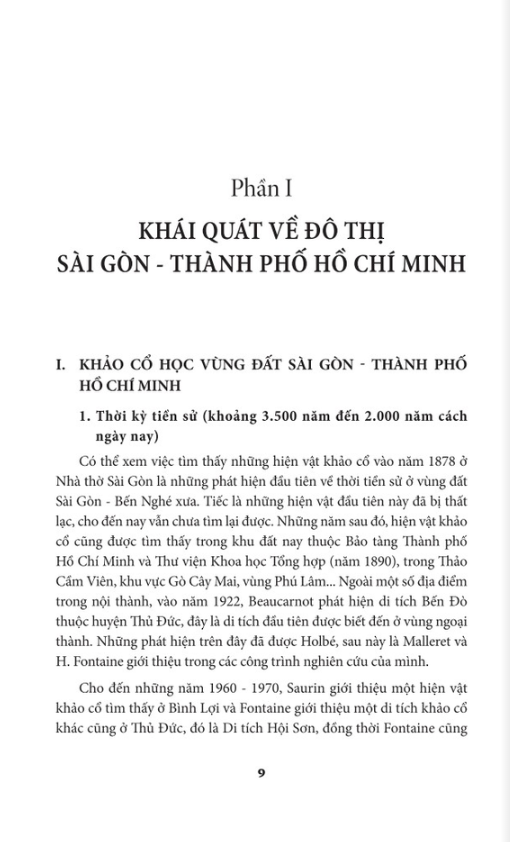 đô thị sài gòn - thành phố hồ chí minh - khảo cổ học và bảo tồn di sản (tái bản 2019)