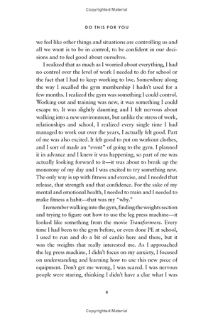 do this for you: how to be a strong woman from the inside out