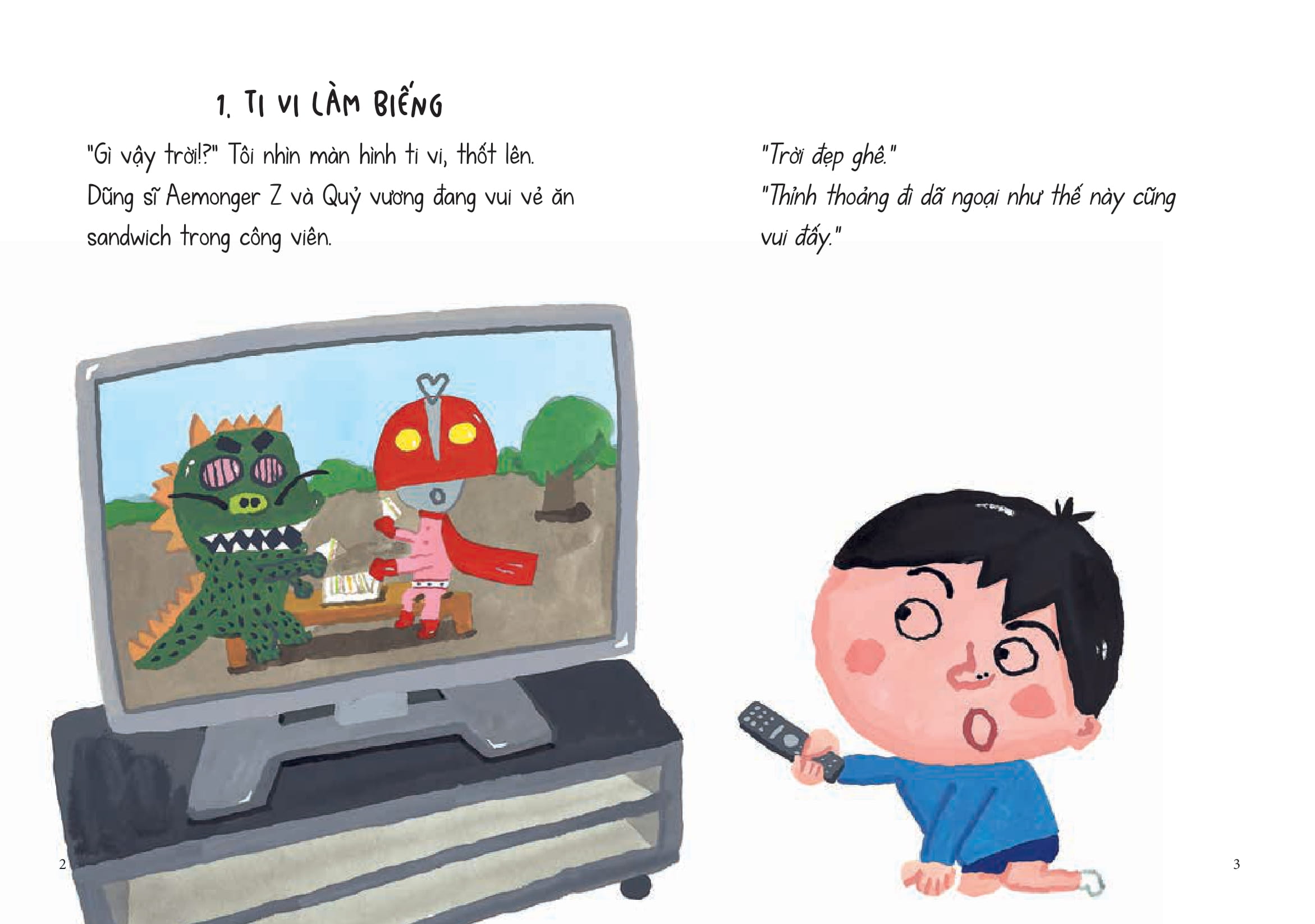 Do Vat Cung Muon Rong Choi - Ti Vi Muon Nghi Mot Ngay