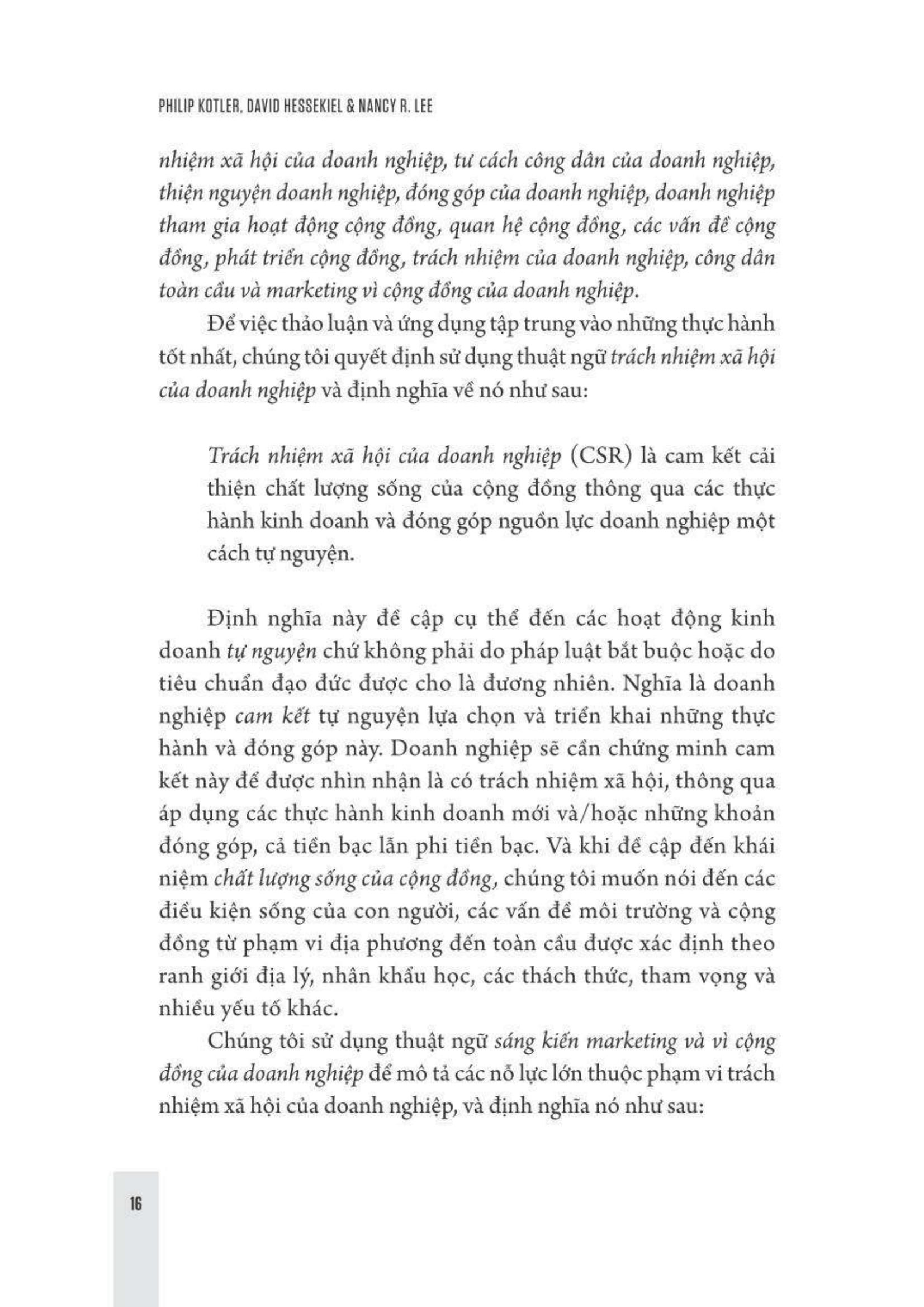 doanh nghiệp cống hiến