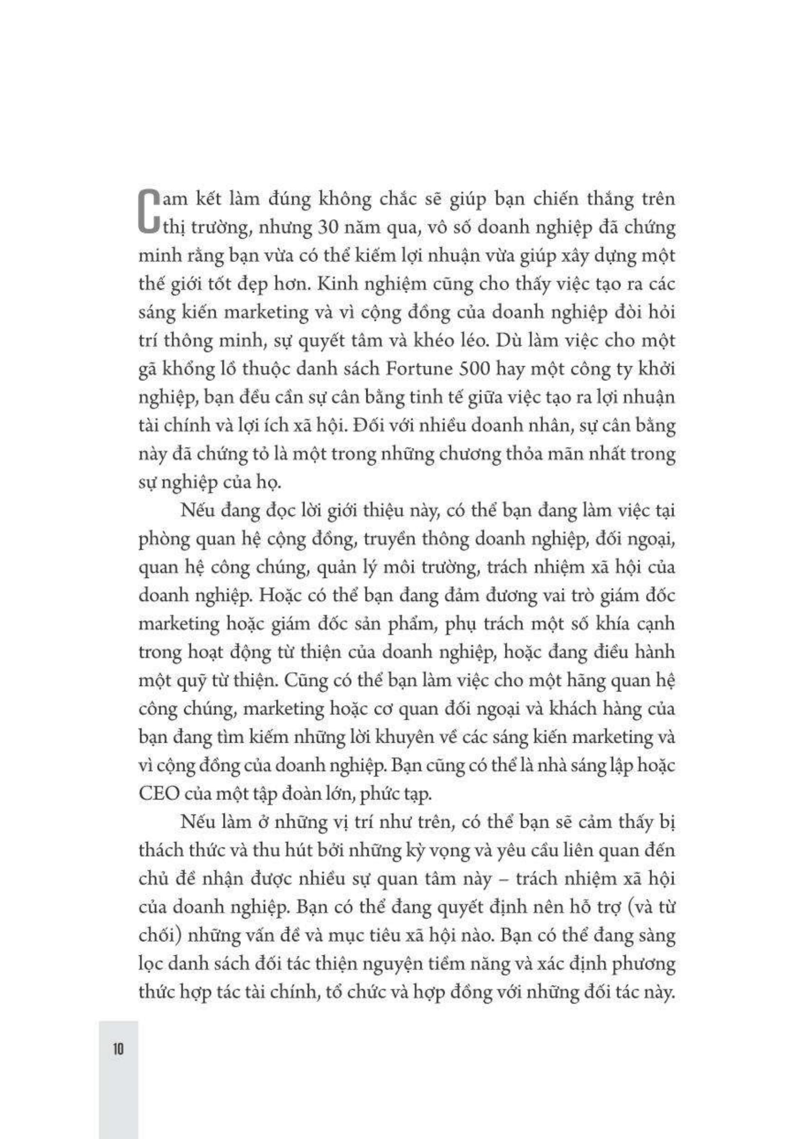 doanh nghiệp cống hiến