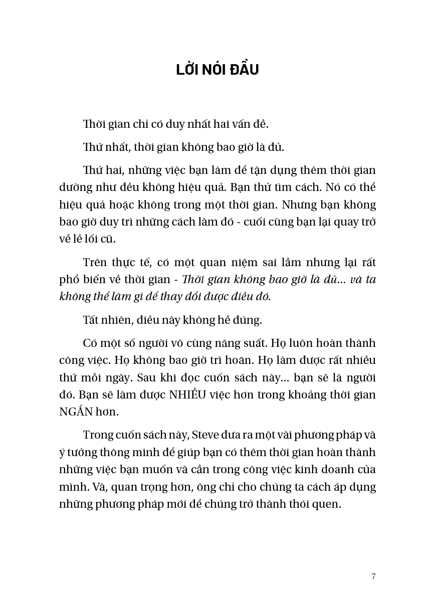 doanh nghiệp thời gian - biến sự hối hả thành lợi nhuận