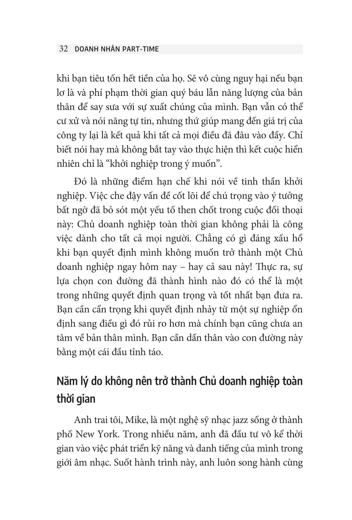 doanh nhân part-time - the 10 percent entrepreneur