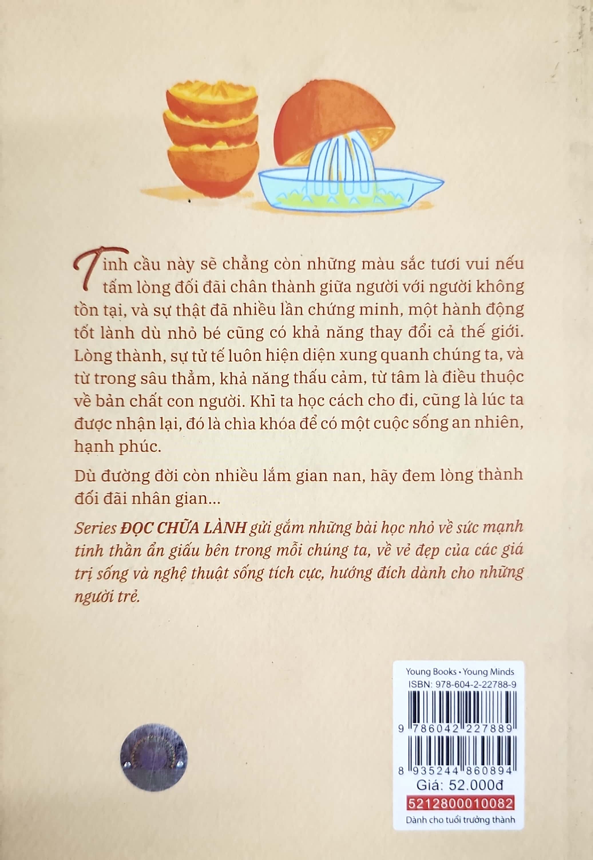 đọc chữa lành - đem lòng thành đối đãi nhân gian