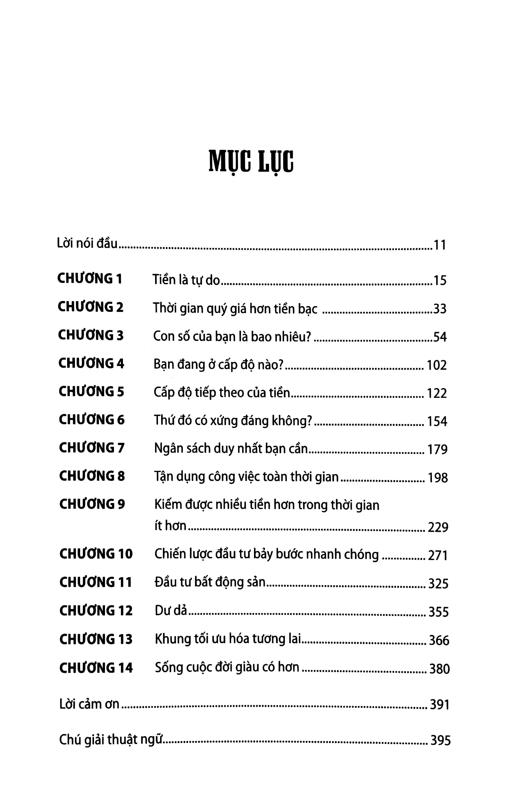 độc lập tài chính - financial freedom