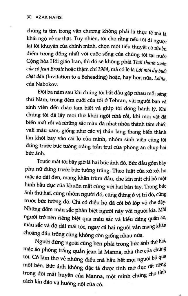 đọc lolita ở tehran