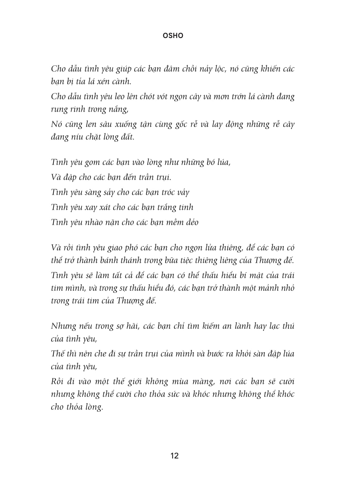 đọc ngôn sứ, nói về yêu