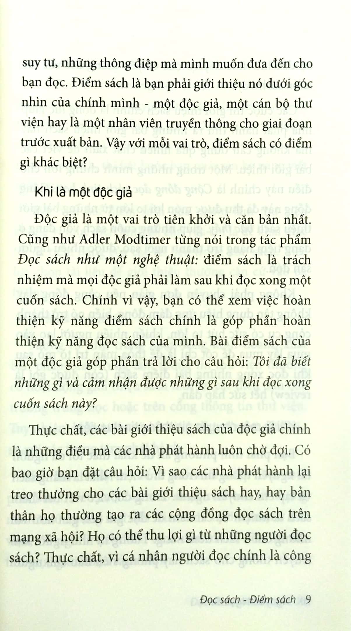 đọc sách - điểm sách
