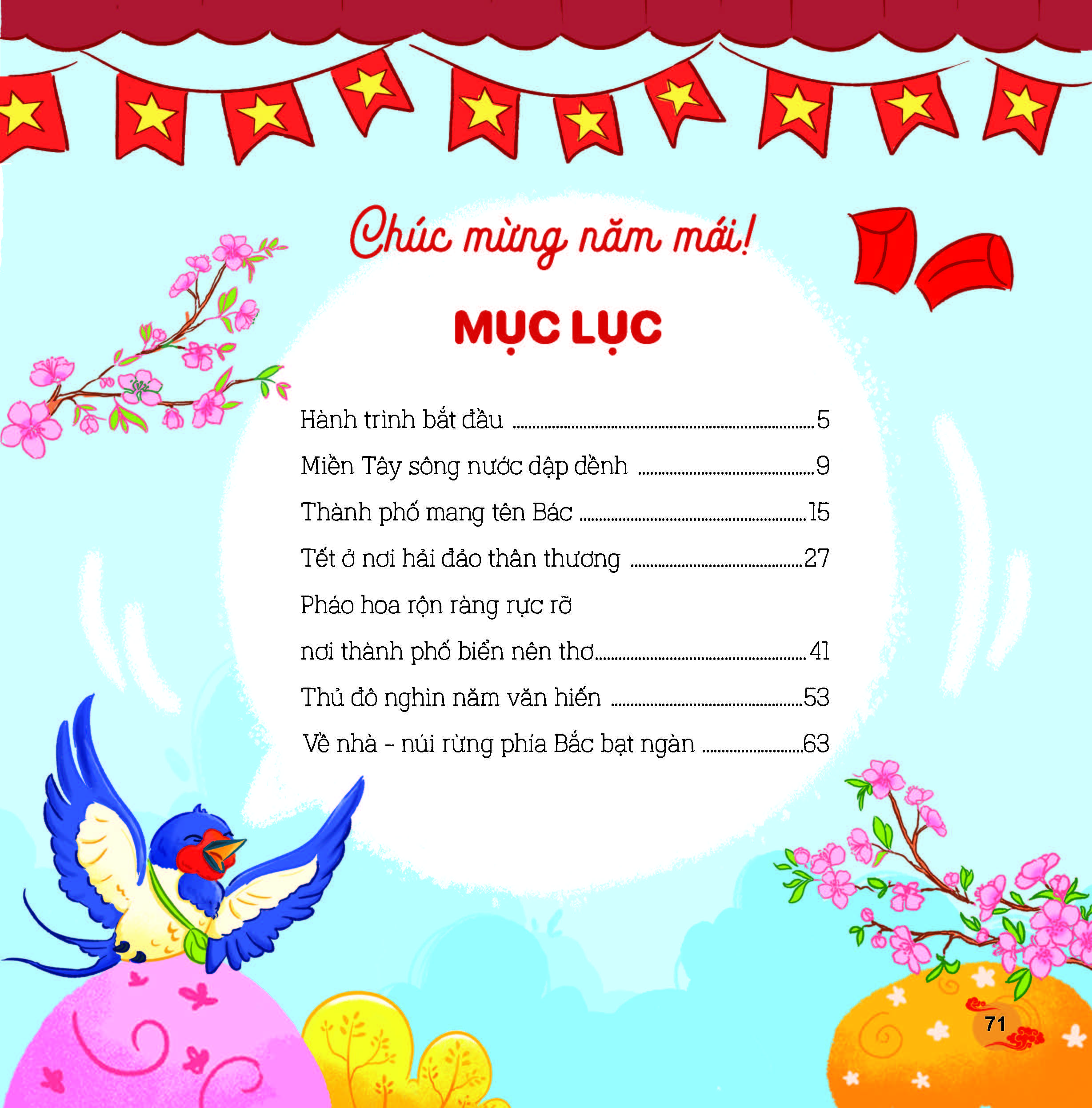 đọc sách ngày xuân, quây quần đón tết - én bay khắp miền, tết về bình yên