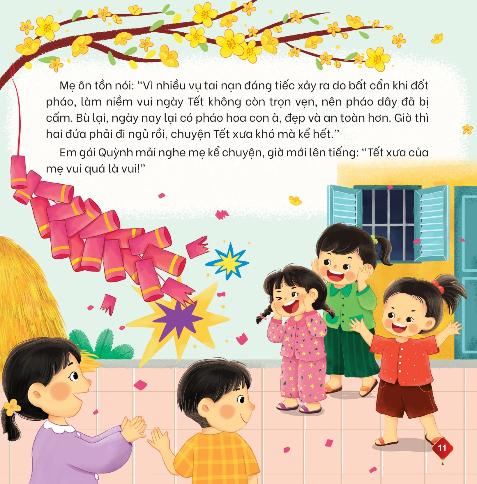 Doc Sach Ngay Xuan, Quay Quan Don Tet - Phao Hoa Dem Giao Thua