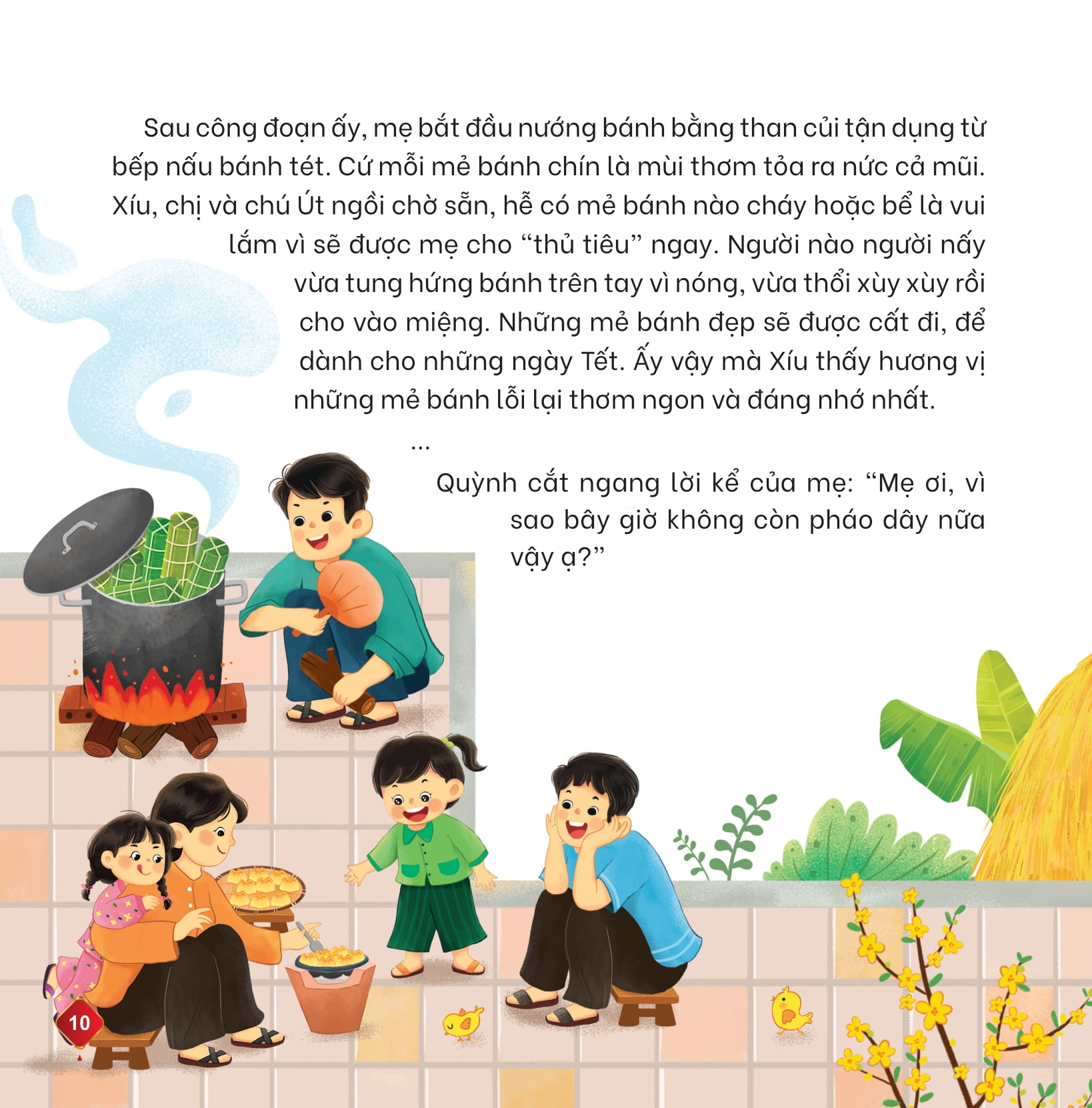 Doc Sach Ngay Xuan, Quay Quan Don Tet - Phao Hoa Dem Giao Thua