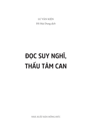 đọc suy nghĩ - thấu tâm can