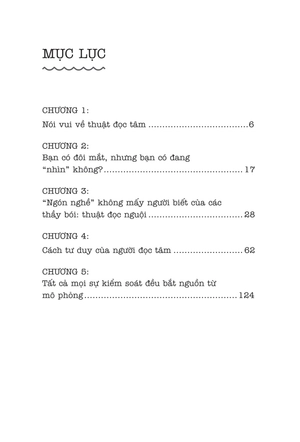 đọc suy nghĩ - thấu tâm can