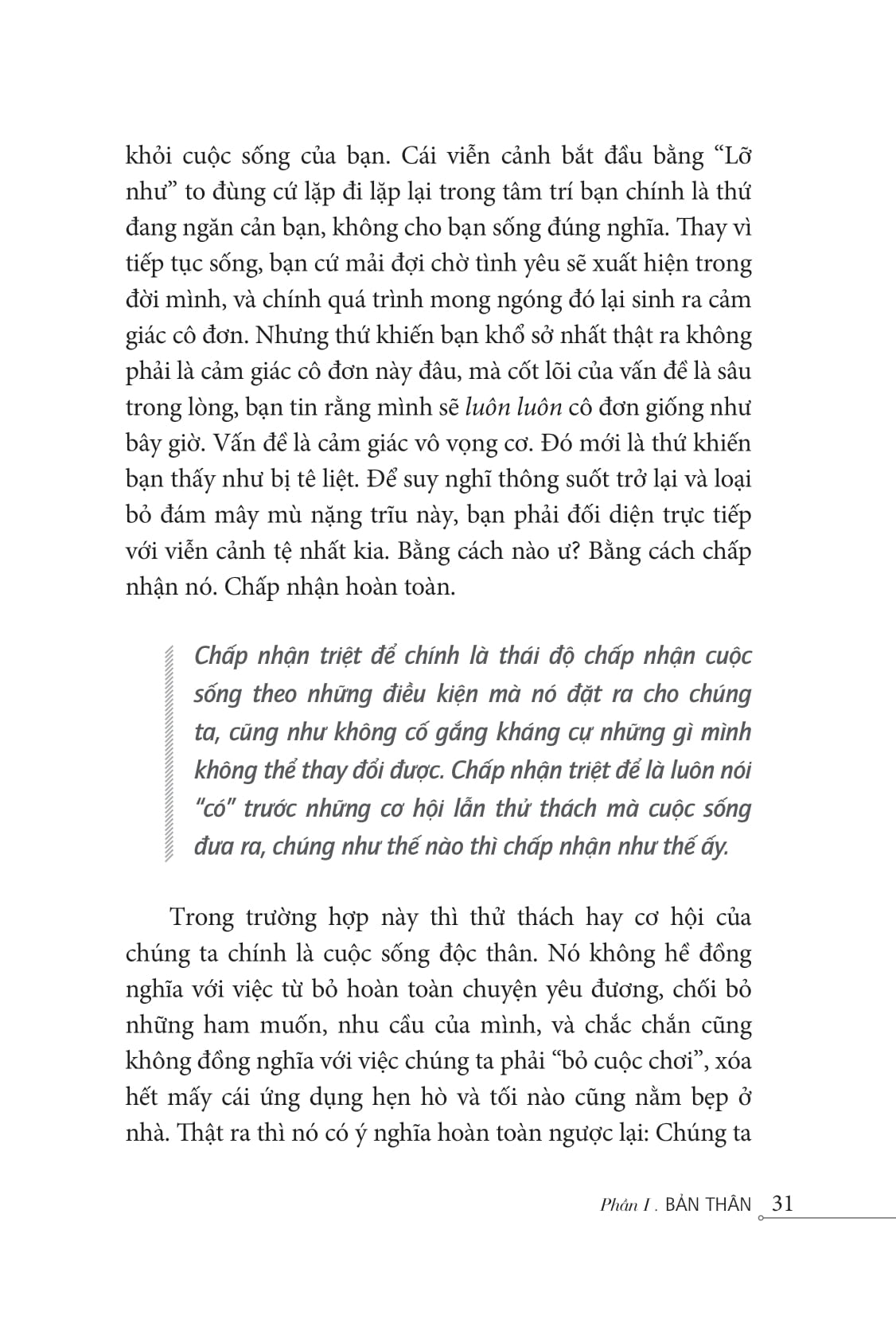 độc thân không phải "ế"