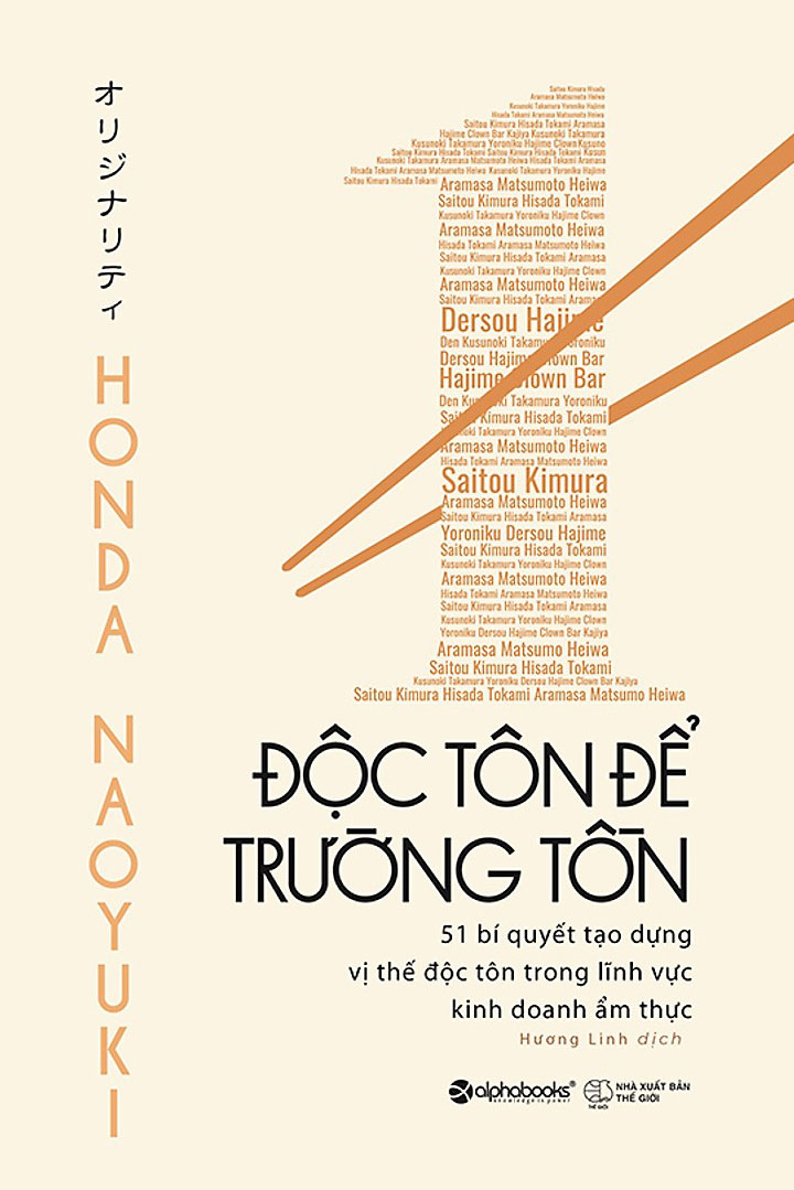 độc tôn để trường tồn (tái bản 2023)