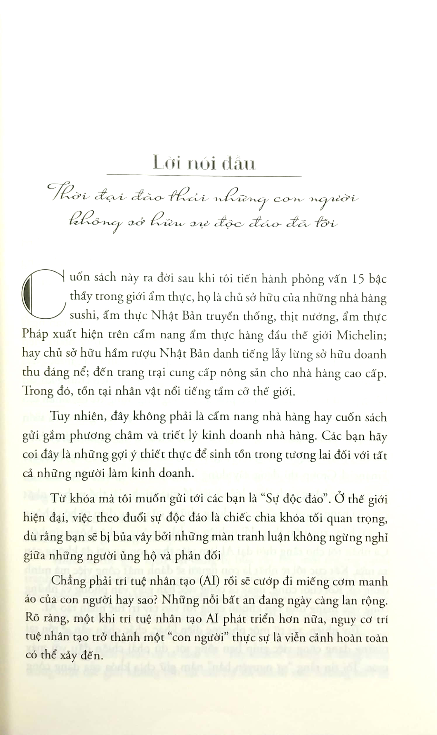 độc tôn để trường tồn (tái bản 2023)