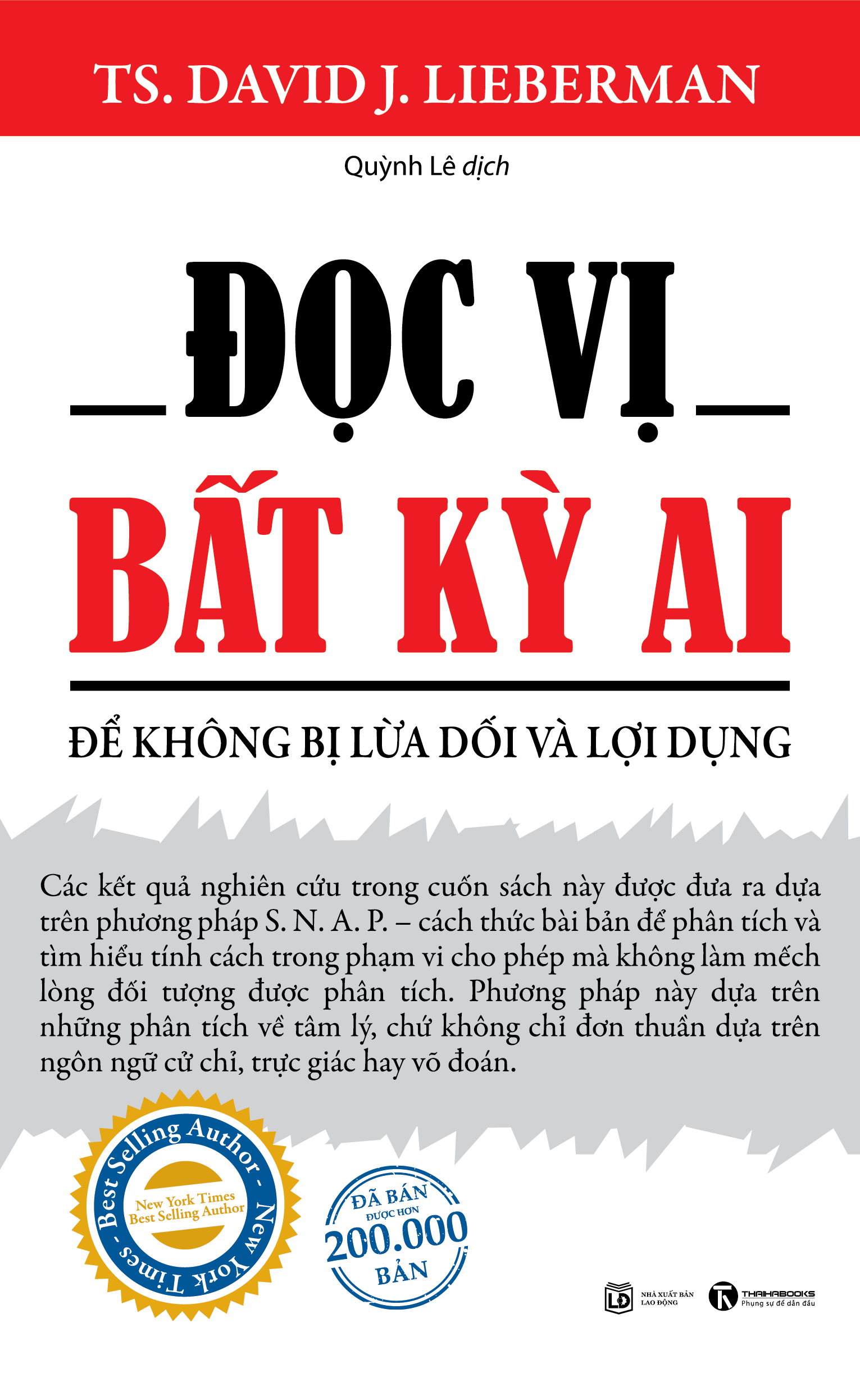 đọc vị bất kỳ ai (tái bản 2022)