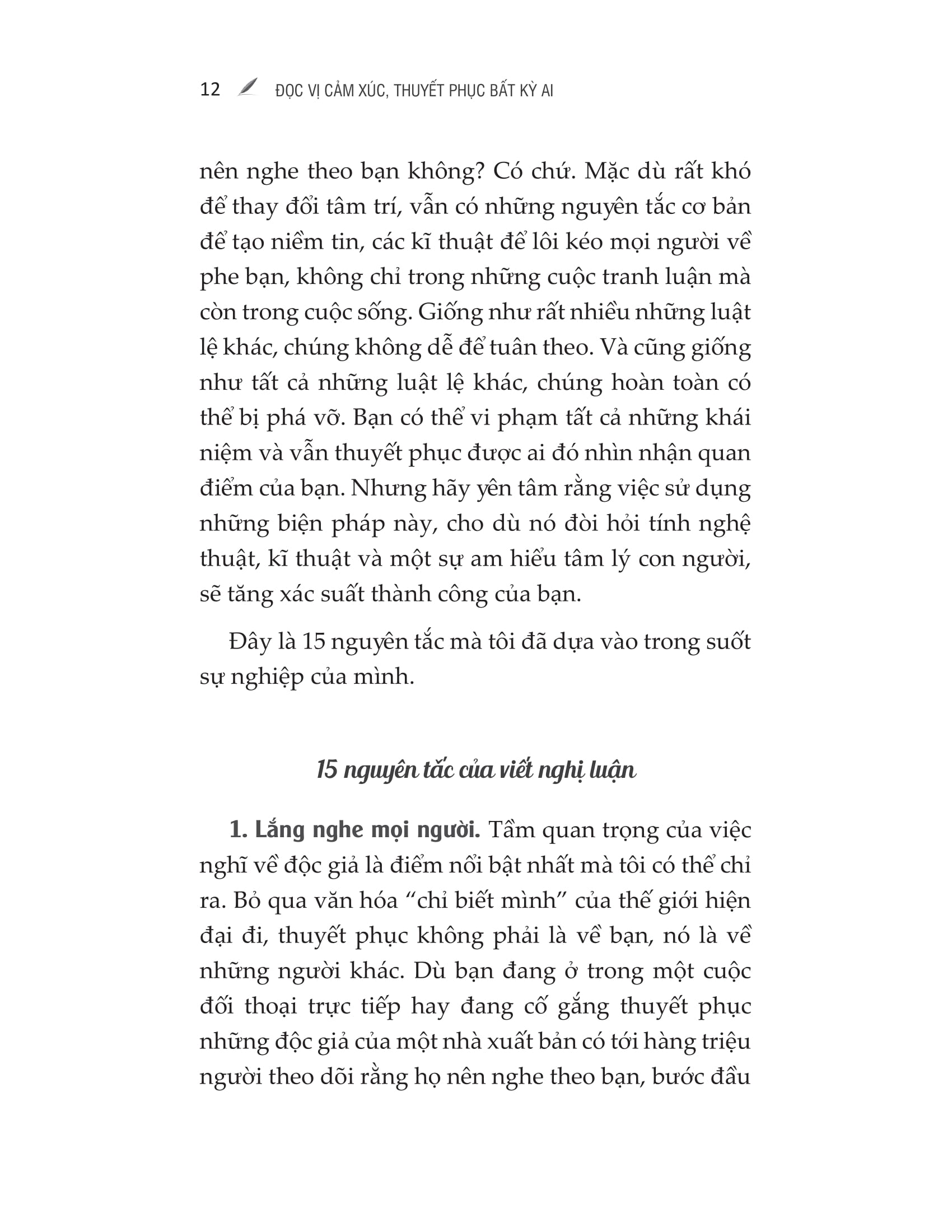 đọc vị cảm xúc thuyết phục bất kỳ ai