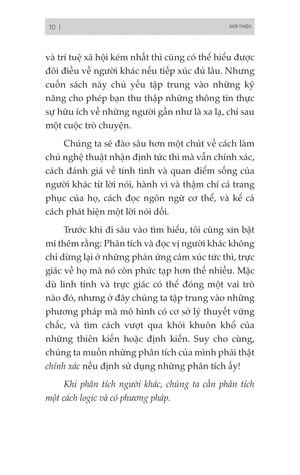 đọc vị con người như đọc một cuốn sách